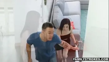 Stripper stepsister gets hardcore fucked