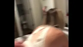 Blonde milf takes huge cock hard