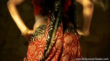 Indian brunette dance gracefully