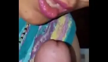 Husband gets intense blow job at night