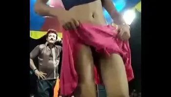 Sexy girl gets naked and dances wildly in public
